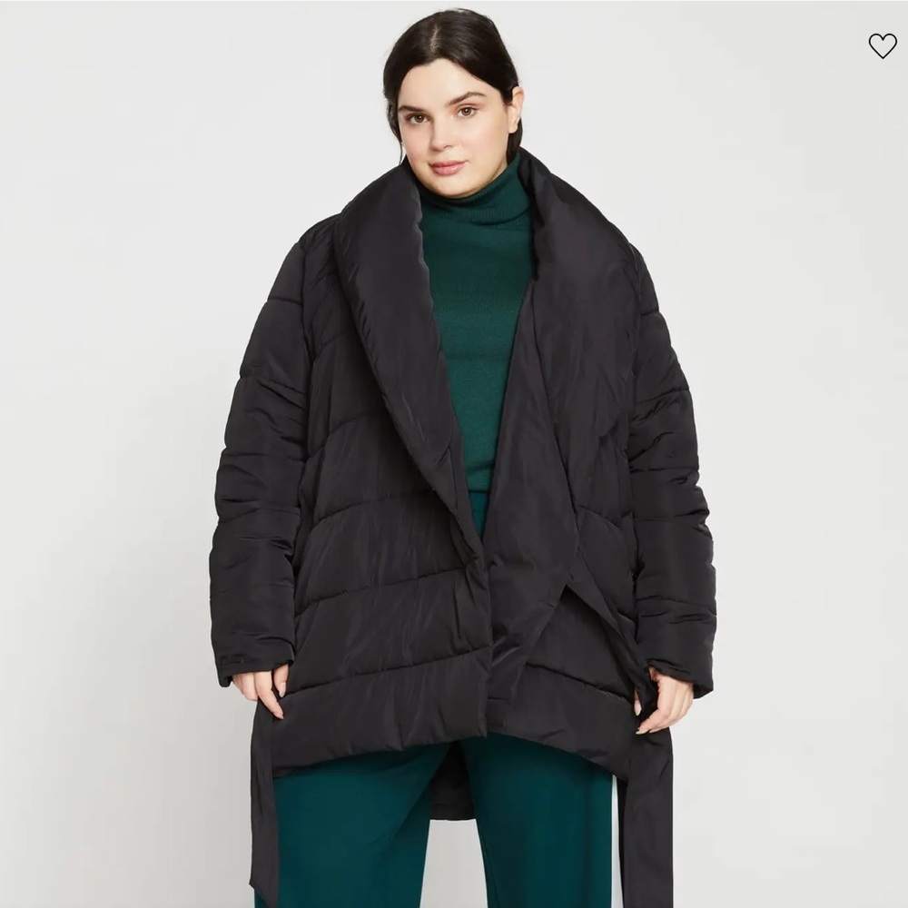 Univ. Standard black "Kanda" puffer coat, Sz xs